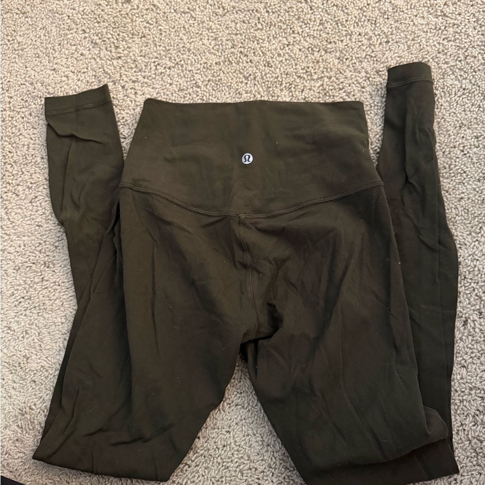 Lululemon Dark Green Leggings